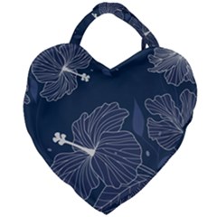 Flowers Petals Leaves Foliage Giant Heart Shaped Tote