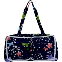 Abstract Eart Cover Blue Gift Multi Function Bag by Grandong