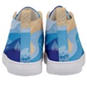 Flower Branch Corolla Wreath Lease Art Kids  Mid-Top Canvas Sneakers View4