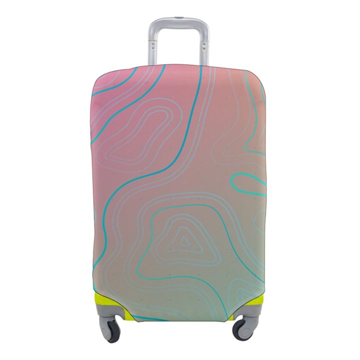 Lines Shapes Stripes Corolla Luggage Cover (Small)