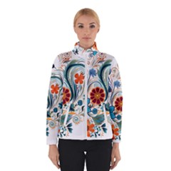 Flowers Scrapbook Decorate Women s Bomber Jacket