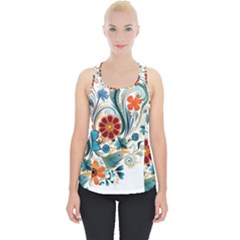 Flowers Scrapbook Decorate Piece Up Tank Top by Grandong