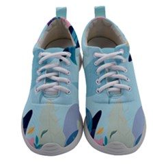 Leaves Nature Background Plants Women Athletic Shoes by Grandong