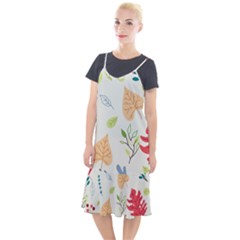 Leaves Plants Background Branches Camis Fishtail Dress by Grandong