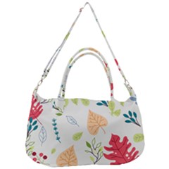 Leaves Plants Background Branches Removable Strap Handbag by Grandong