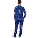 Flowers Floral Background Casual Jacket and Pants Set View2