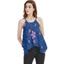 Flowers Floral Background Flowy Camisole Tank Top View1