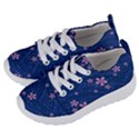 Flowers Floral Background Kids  Lightweight Sports Shoes View2