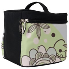 Flowers Bird Floral Floral Design Make Up Travel Bag (big) by Grandong