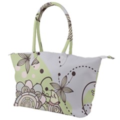 Flowers Bird Floral Floral Design Canvas Shoulder Bag by Grandong