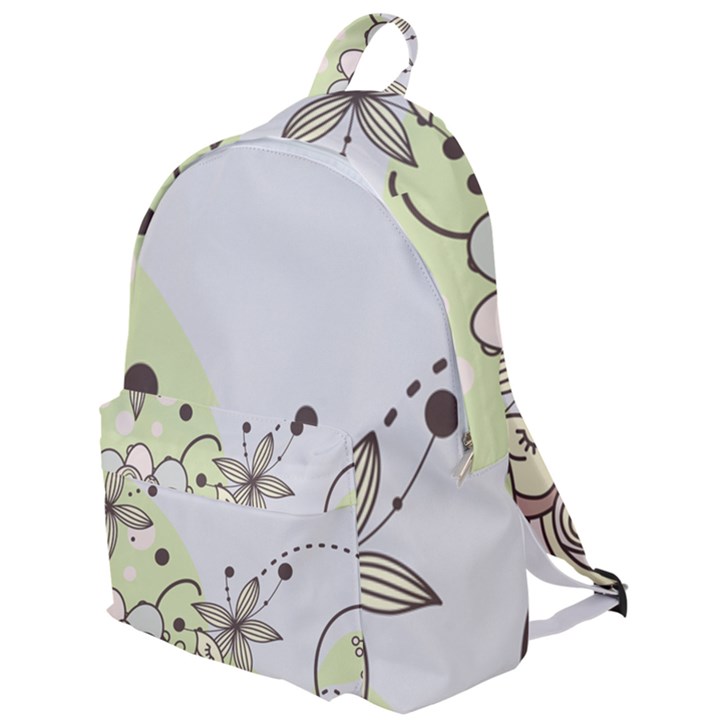 Flowers Bird Floral Floral Design The Plain Backpack