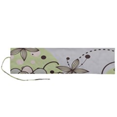 Flowers Bird Floral Floral Design Roll Up Canvas Pencil Holder (l) by Grandong