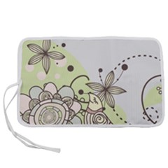 Flowers Bird Floral Floral Design Pen Storage Case (l) by Grandong