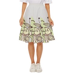 Flowers Bird Floral Floral Design Classic Short Skirt by Grandong