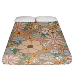 Floral Flowers Bloom Blossom Art Fitted Sheet (queen Size) by Grandong