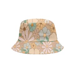 Floral Flowers Bloom Blossom Art Inside Out Bucket Hat (kids) by Grandong