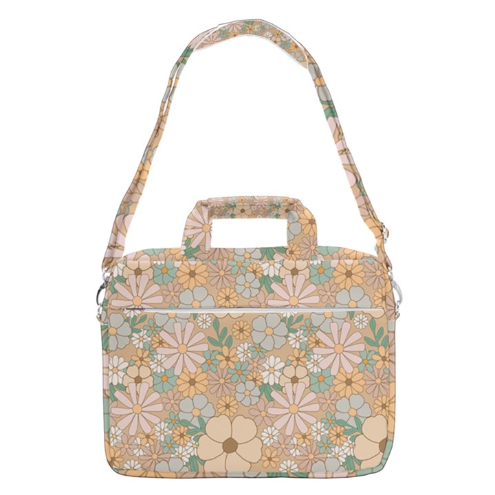 Floral Flowers Bloom Blossom Art MacBook Pro 16  Shoulder Laptop Bag