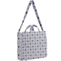 Flower Branch Corolla Wreath Lease Pattern Square Shoulder Tote Bag View2