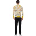 Leaves Flowers Background Pattern Men s Long Sleeve Rash Guard View2