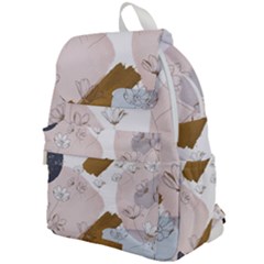 Flower Branch Corolla Wreath Top Flap Backpack by Grandong