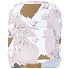 Flower Branch Corolla Wreath Full Print Backpack by Grandong