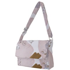 Flower Branch Corolla Wreath Full Print Messenger Bag (s) by Grandong