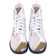 Flower Branch Corolla Wreath Kid s High-top Canvas Sneakers by Grandong