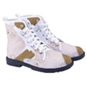 Flower Branch Corolla Wreath Kid s High-Top Canvas Sneakers View3