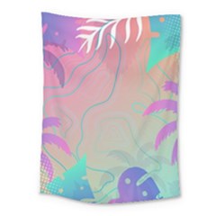 Palm Trees Leaves Plants Tropical Medium Tapestry