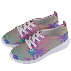 Palm Trees Leaves Plants Tropical Women s Lightweight Sports Shoes by Grandong