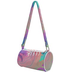 Palm Trees Leaves Plants Tropical Mini Cylinder Bag by Grandong