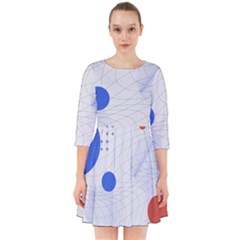 Computer Network Technology Digital Smock Dress by Grandong