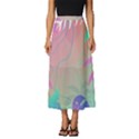 Palm Trees Leaves Plants Tropical Classic Midi Chiffon Skirt View1