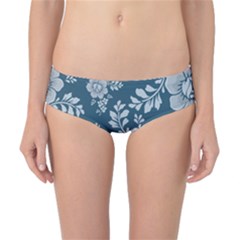 Flowers Design Floral Pattern Classic Bikini Bottoms by Grandong