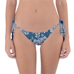 Flowers Design Floral Pattern Reversible Bikini Bottoms by Grandong