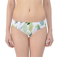 Leaves Foliage Pattern Abstract Hipster Bikini Bottoms