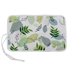 Leaves Foliage Pattern Abstract Pen Storage Case (m) by Grandong