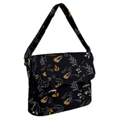 Leaves Coffee Digital Paper Cup Buckle Messenger Bag