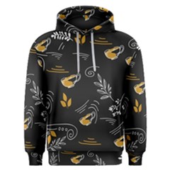 Leaves Coffee Digital Paper Cup Men s Overhead Hoodie by Grandong