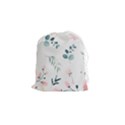 Flower Branch Corolla Wreath Lease Drawstring Pouch (Small) View1