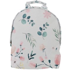 Flower Branch Corolla Wreath Lease Mini Full Print Backpack by Grandong