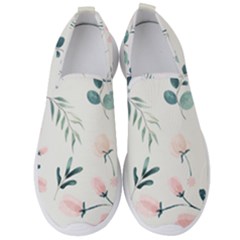 Flower Branch Corolla Wreath Lease Men s Slip On Sneakers by Grandong