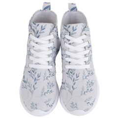 Flowers Floral Design Pattern Women s Lightweight High Top Sneakers by Grandong