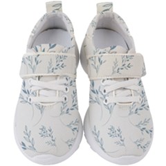 Flowers Floral Design Pattern Kids  Velcro Strap Shoes by Grandong