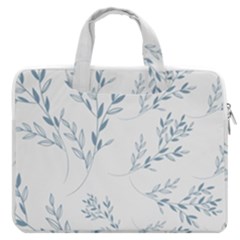 Flowers Floral Design Pattern Macbook Pro 13  Double Pocket Laptop Bag by Grandong