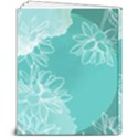 Flowers  Floral Design Background 8  x 10  Hardcover Notebook View2