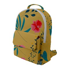 Flowers Petals Leaves Plants Flap Pocket Backpack (large) by Grandong