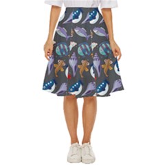 Sea Animals Pattern Wallpaper Fish Classic Short Skirt by Grandong