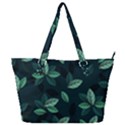 Leaves Foliage Plants Pattern Full Print Shoulder Bag View1