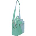 Flowers Branch Corolla Wreath Lease Crossbody Day Bag View2